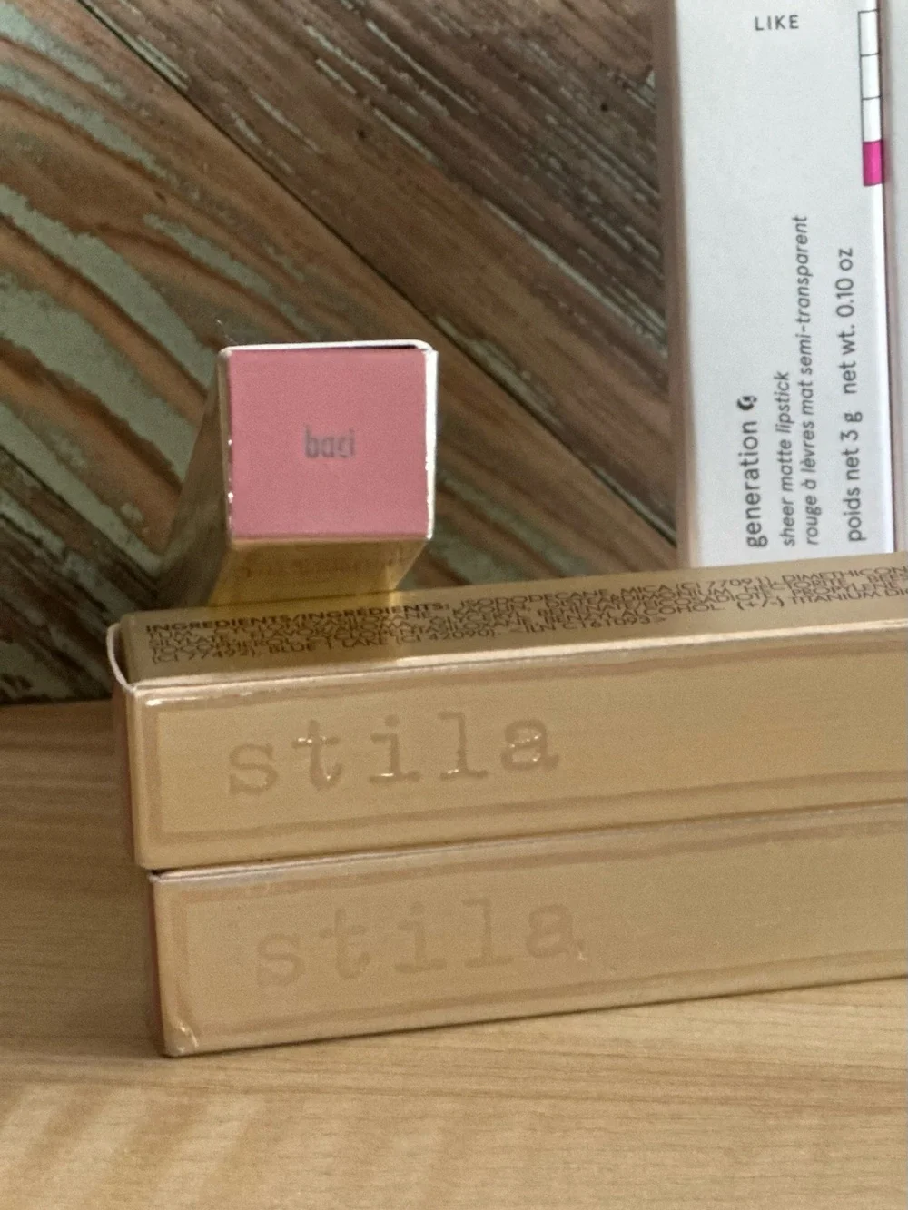 Stila Lipstick in Baci Pink